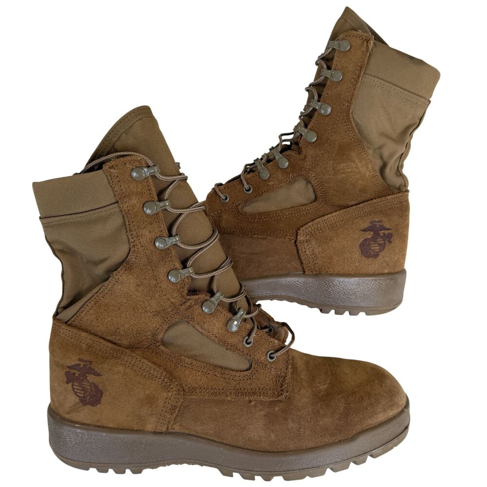 McRae Hot Weather USMC Men's Combat Boots Coyote Brown Marine Corps Size 11.5R